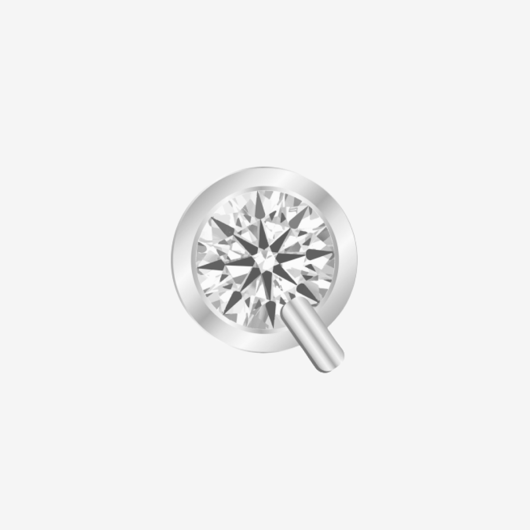 1.00ct Unique Lily Shape Diamond